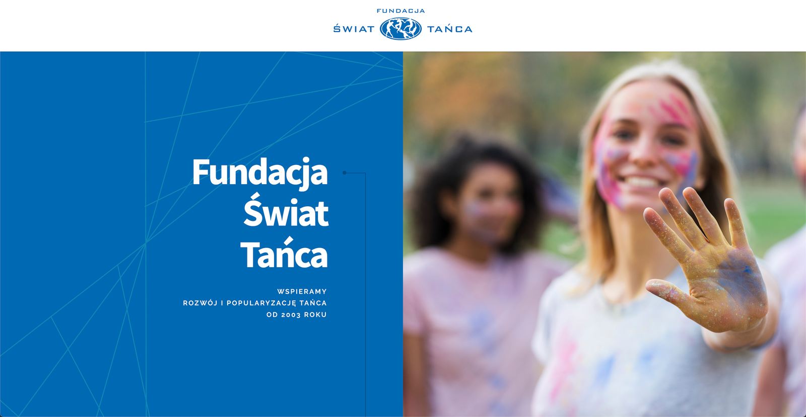 Fundacja Świat Tańca landing page