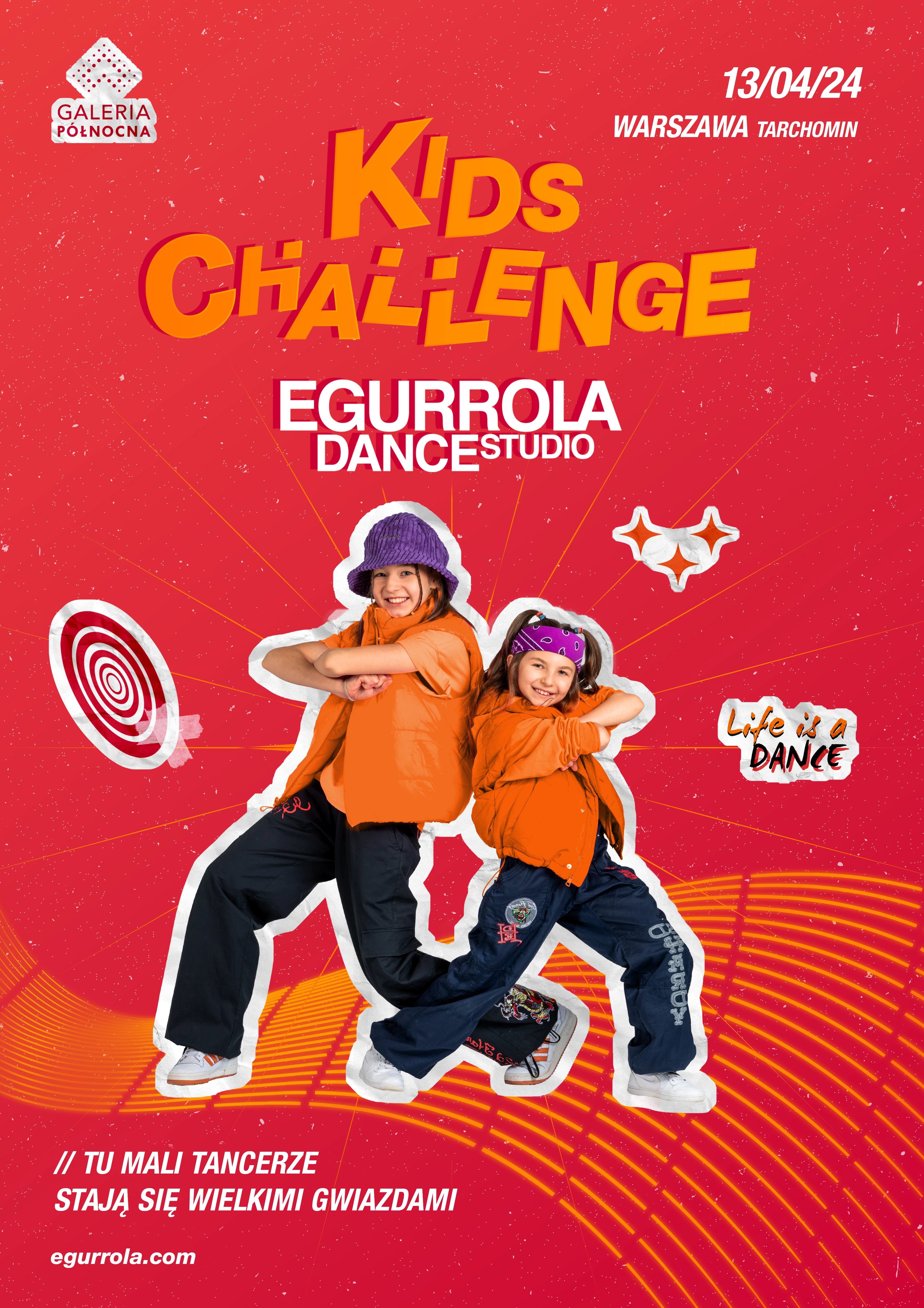 plakat kids challenge galeria północna